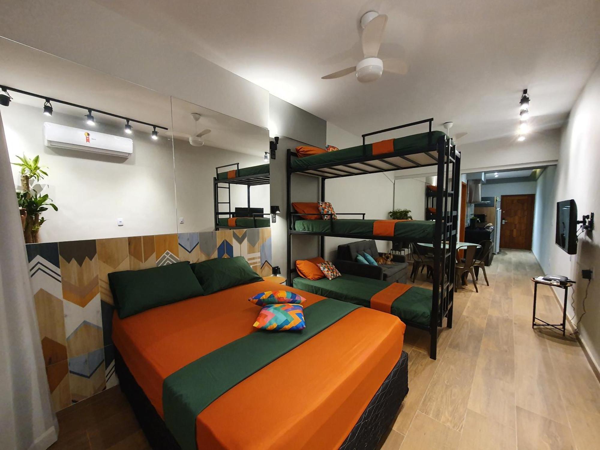 Apartamento Studio Completo Copacabana 1 Quadra Da Praia Com Garagem * Río de Janeiro